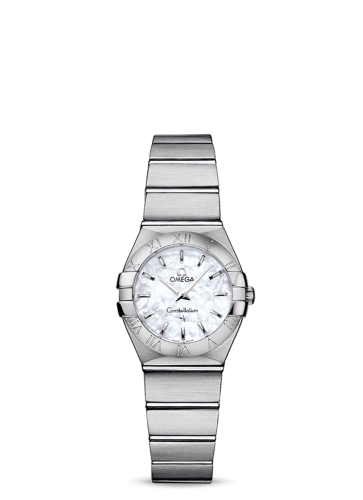 Omega Constellation Quartz 24 Brushed Stainless Steel / MOP